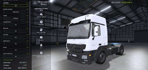 Mercedes Actros MP3 v1.0