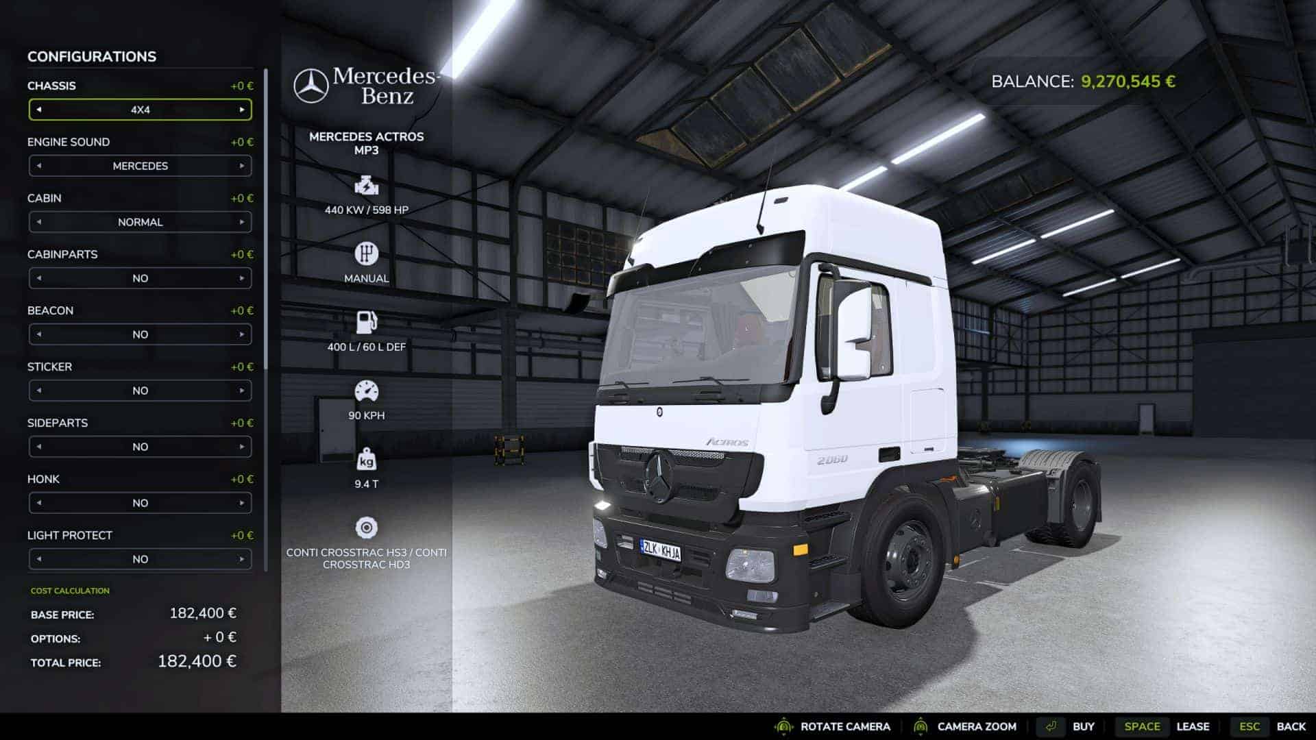 Mercedes Actros MP3 v1.0
