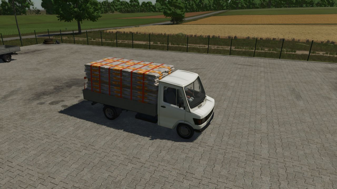Mercedes Flatbed Truck
