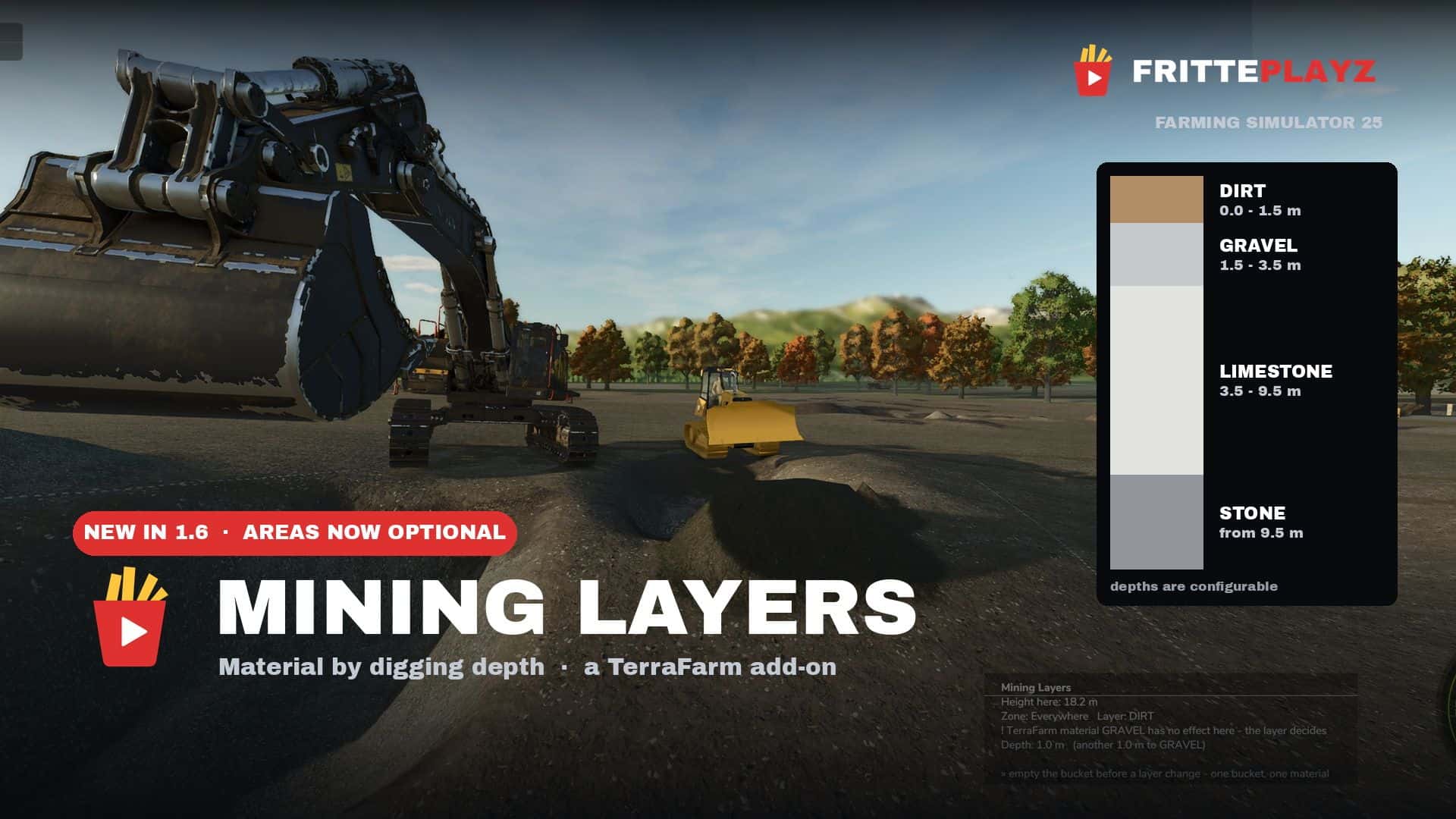 Mining / Pit Layers (TerraFarm Add-on) v1.6