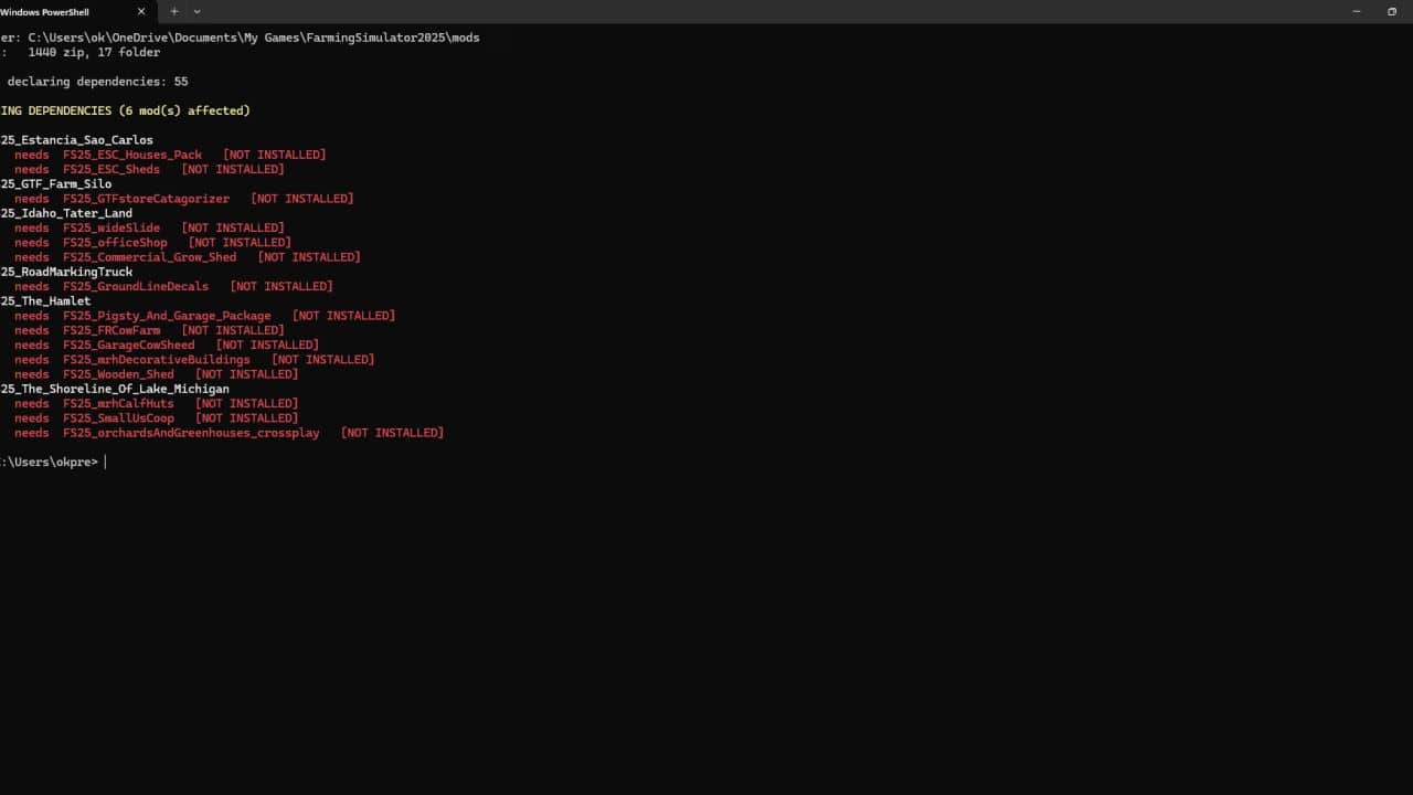 Mod Dependency Scanner v1.0