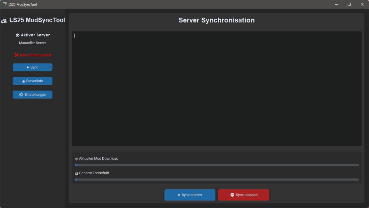 Mod Sync Tool With Server List v1.2