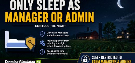 Only Sleep As Manager or Admin v1.0