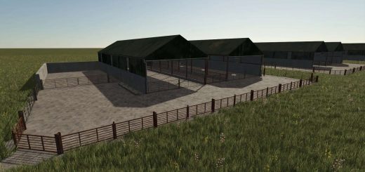 Pack Of Large Cattle Sheds v1.0