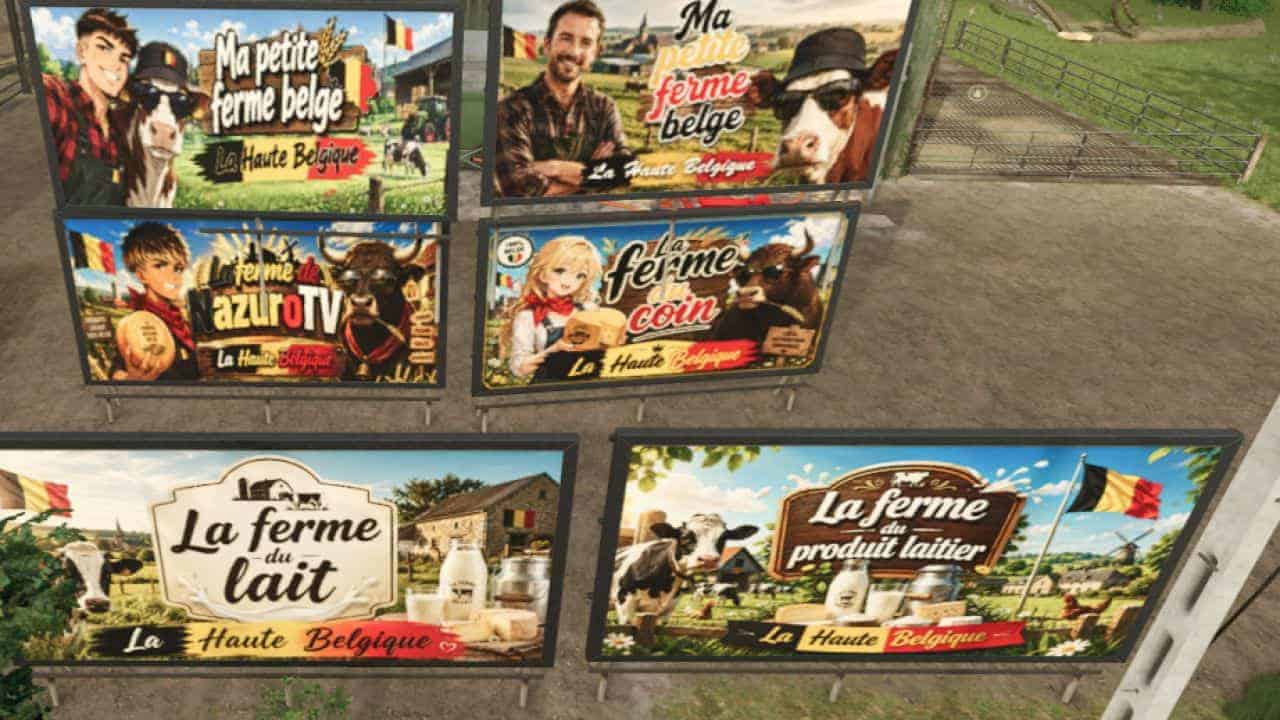 Panels for the map “La Haute Belgique” v1.0
