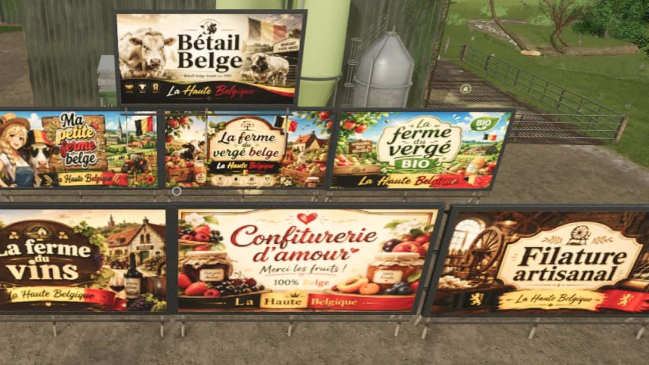 Panels for the map “La Haute Belgique” v1.0
