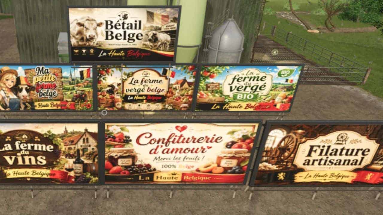 Panels for the map “La Haute Belgique” v1.0.0.1