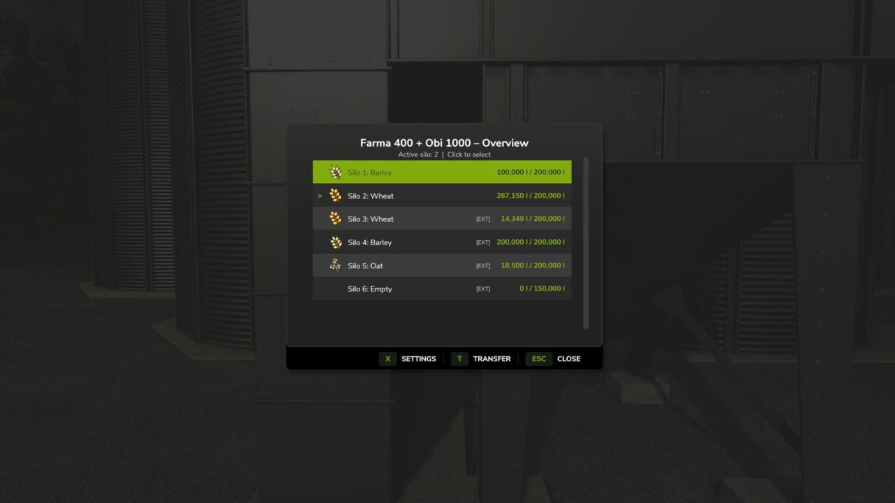 RealSilo – Realistic Silo Compartments v1.0