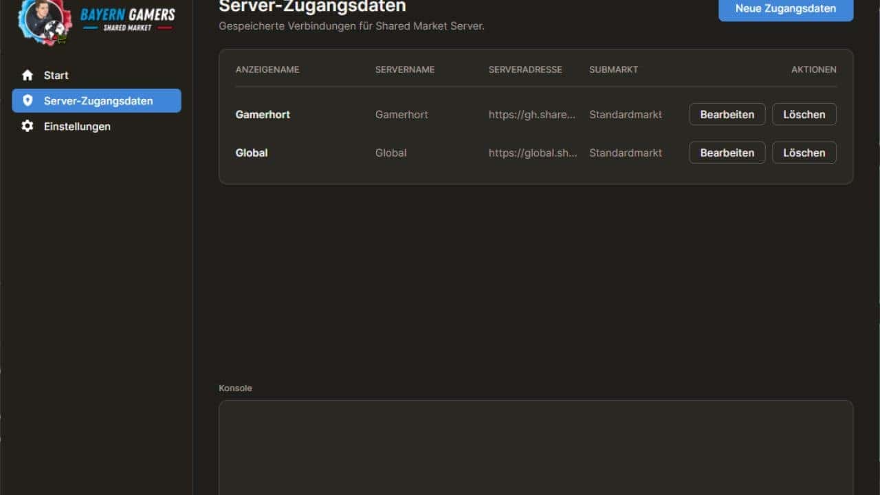 Shared market client v1.0