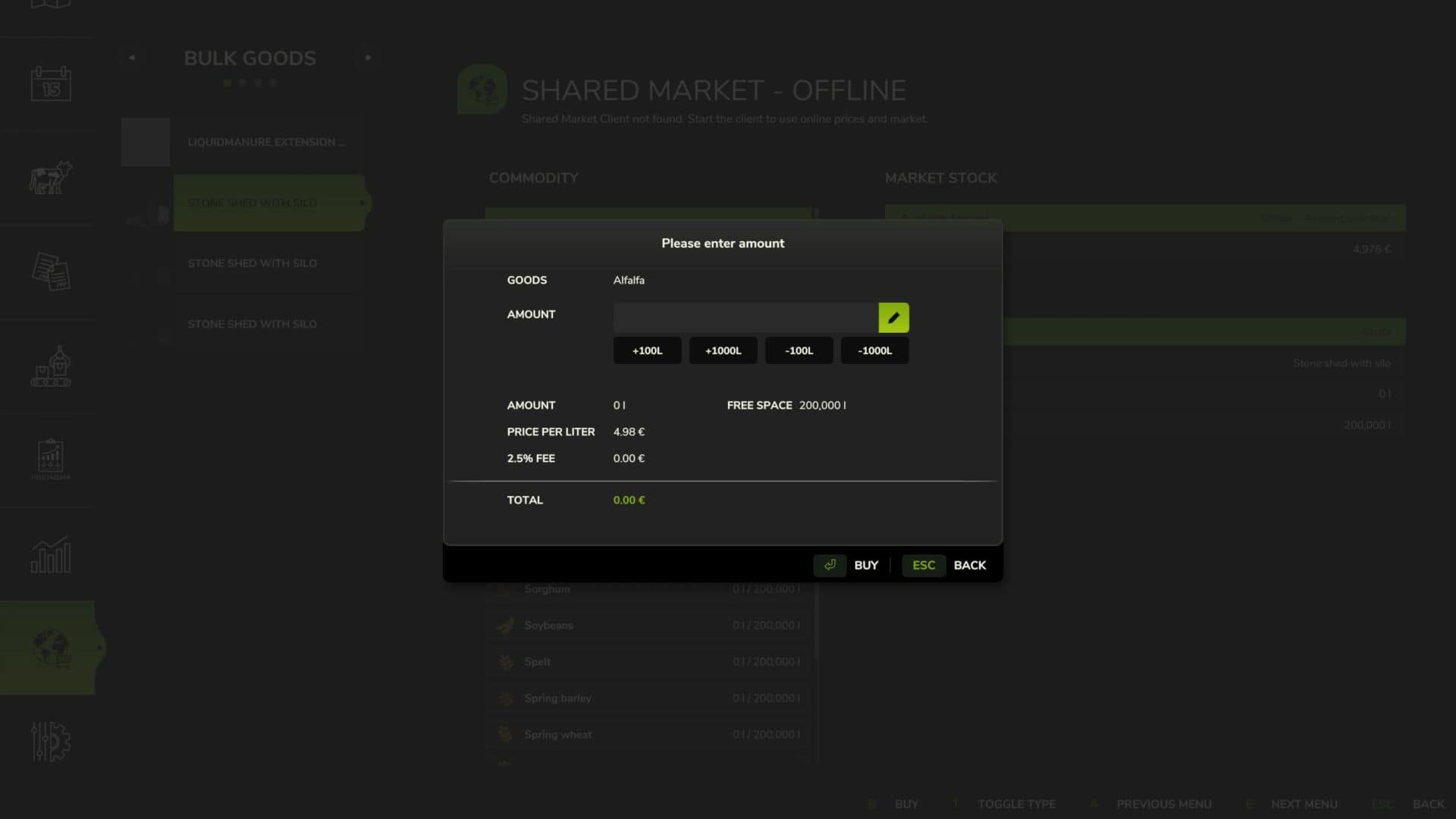 Shared market v1.0