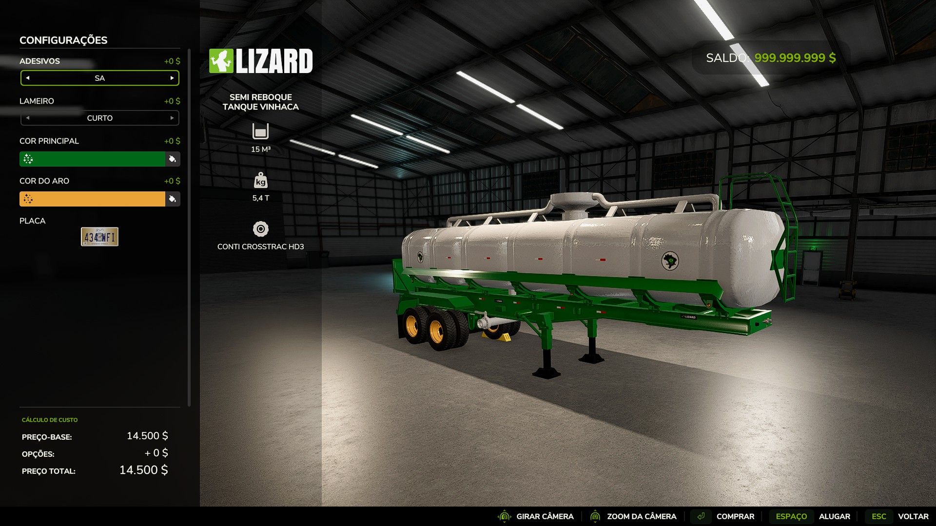 Vinhaca Tank Road Train v1.0