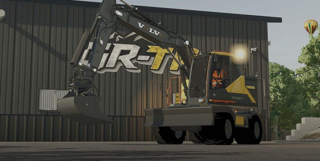 Volvo EWR 150 + godet orientable v1.0