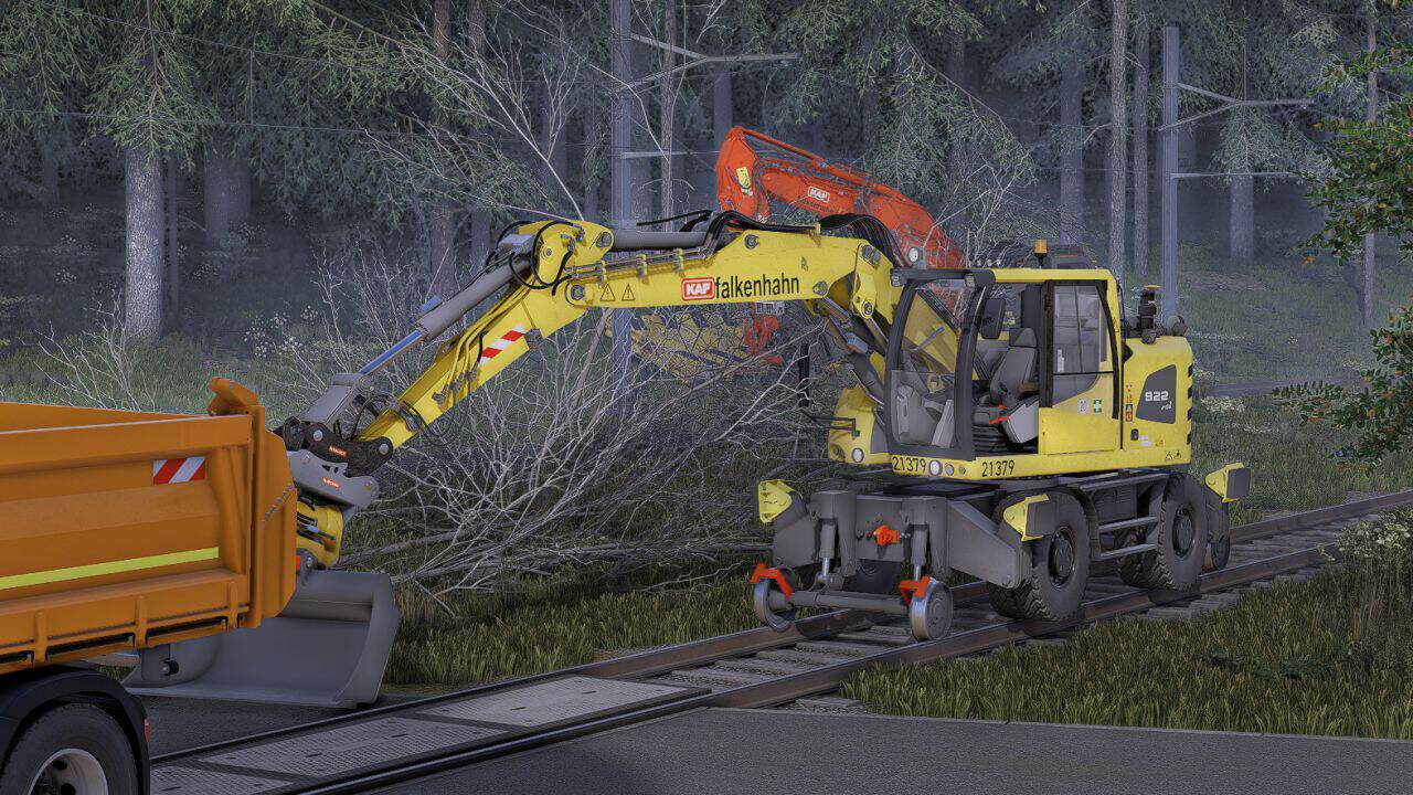 Liebherr 922 Rail Excavator v4.1.1.1