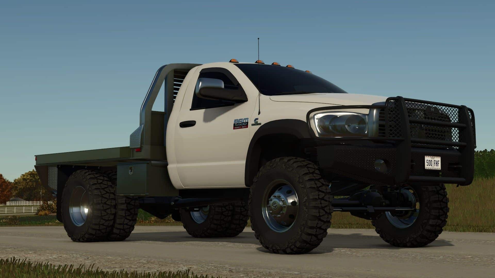 2006 Dodge Ram 3500/5500 Single Cab Flatbed v1.0