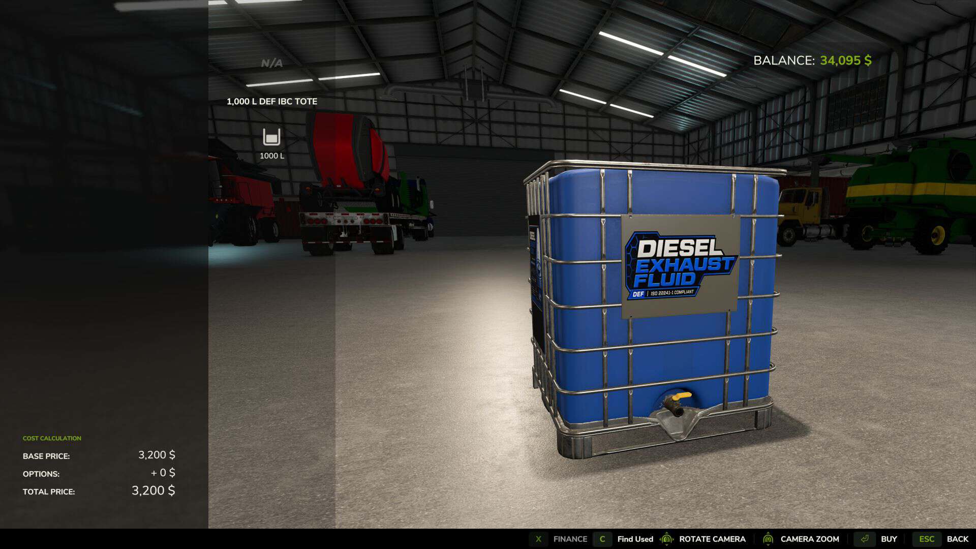 Diesel Exhaust Fluid Additive v1.0.0.2