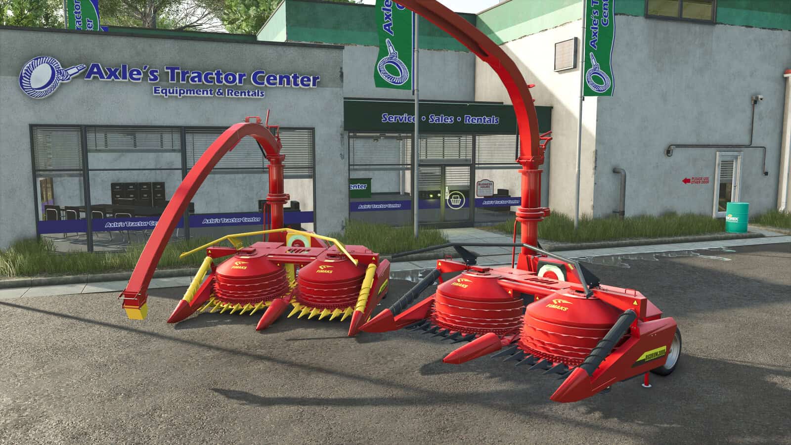 Fimaks Bigdrum 3000 Forage Harvester v1.0