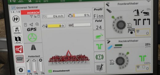 Horsch Grubber isoBUS Screen (Prefab) V1.0