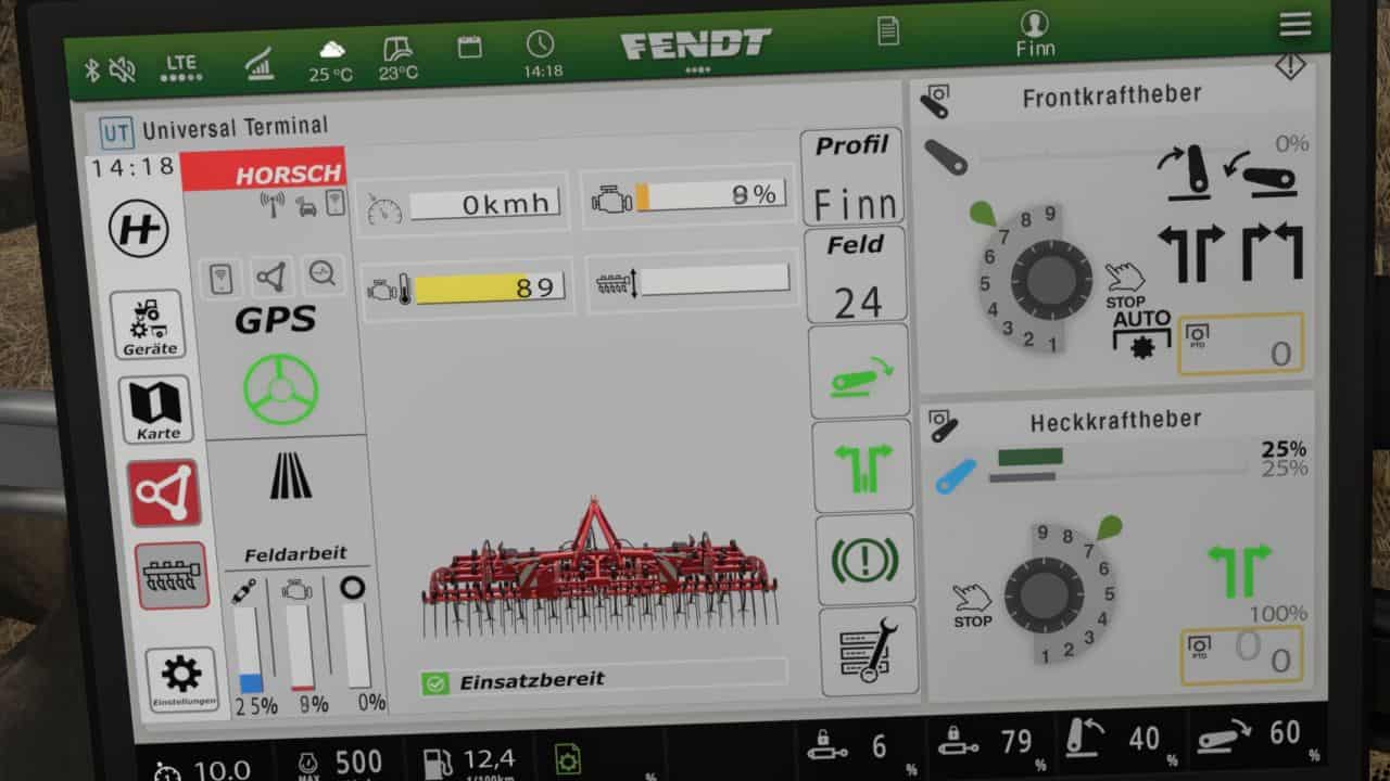 Horsch Grubber isoBUS Screen (Prefab) V1.0