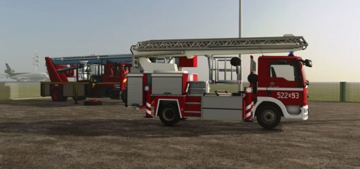 MAN TGM / Fire Department Aerial Ladder Truck V1.0