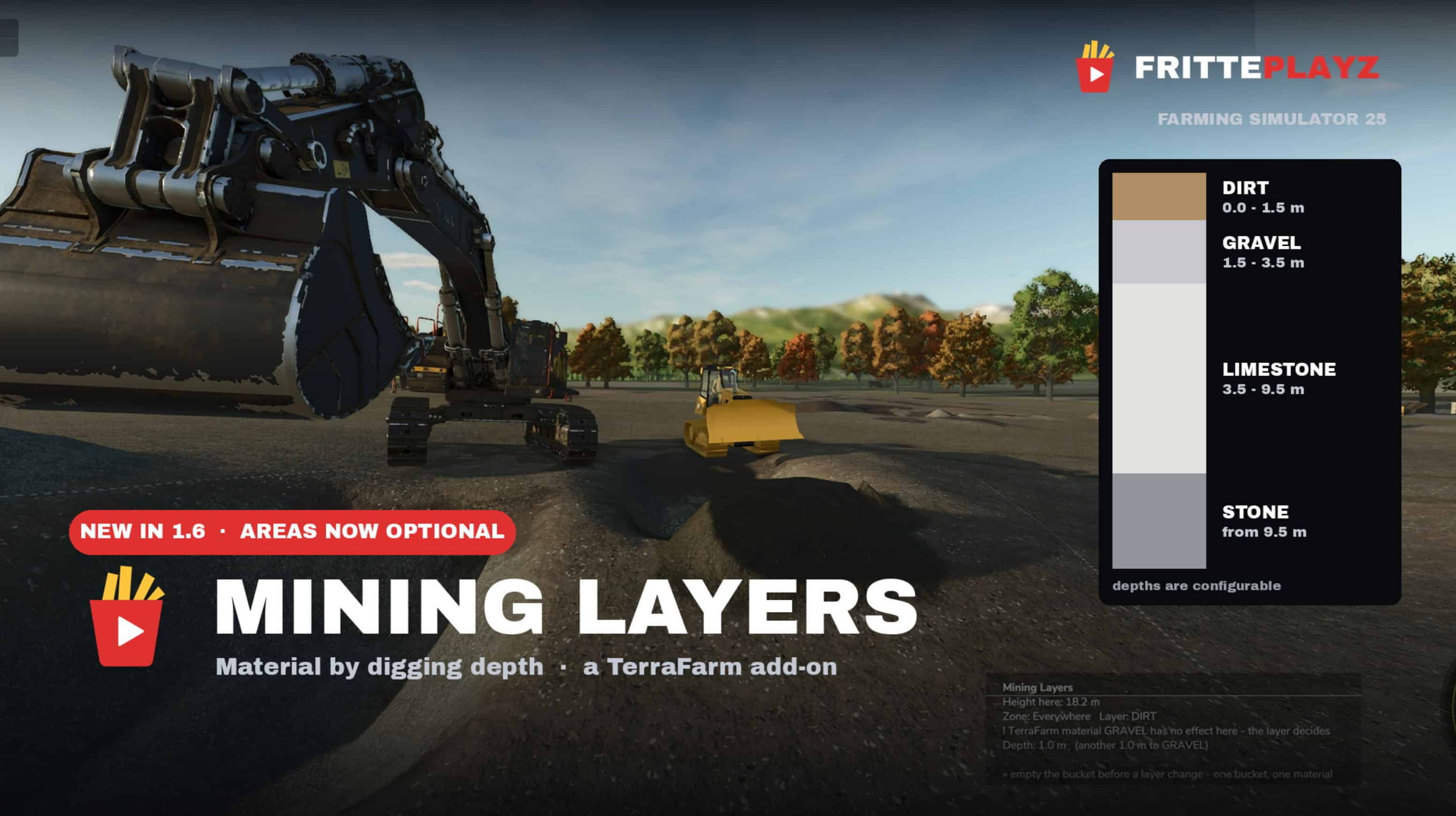 Mining Layers – TerraFarm add-on V1.7.2