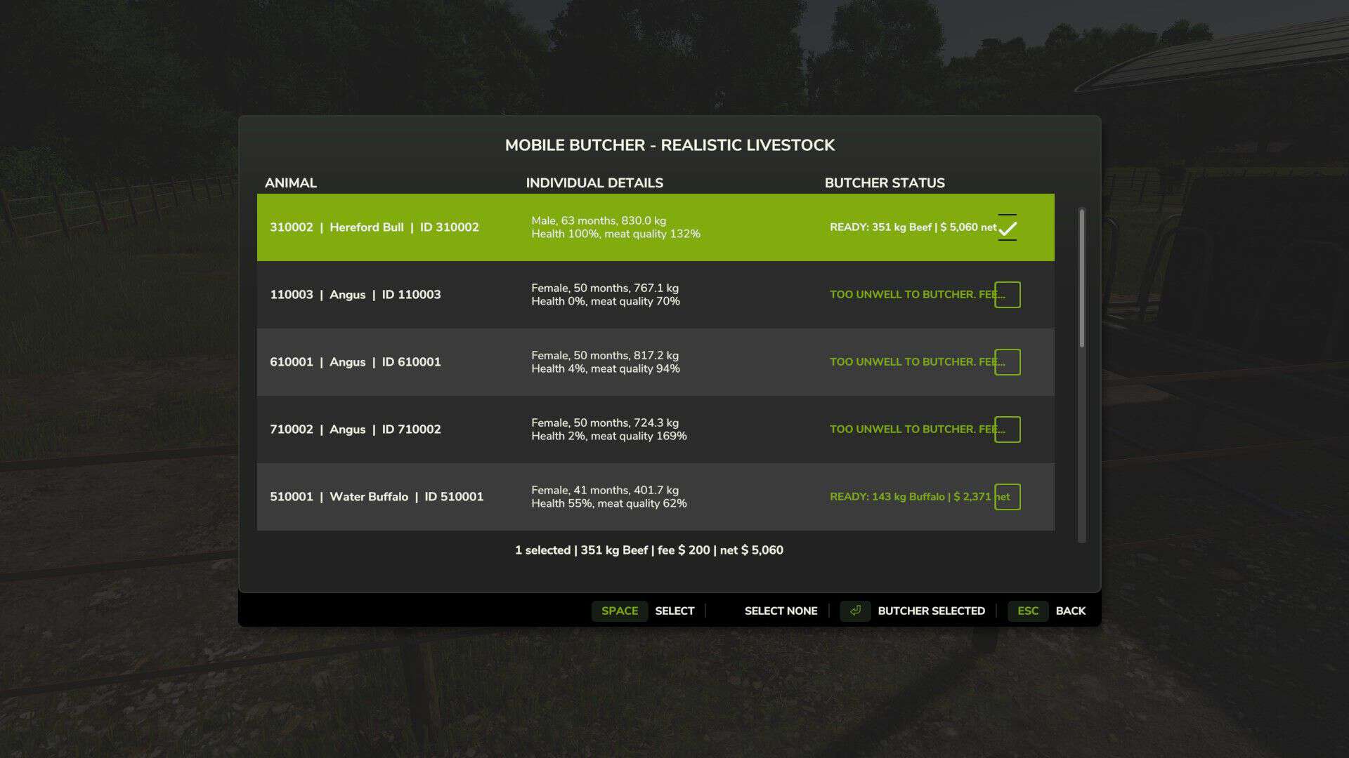 Mobile Butcher – Realistic Livestock Version V1.1.0.6 thumbnail 6