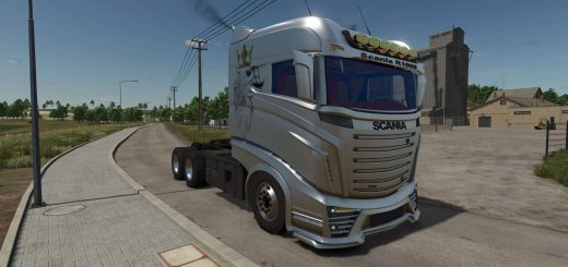 Scania R1000 Silver v1.0