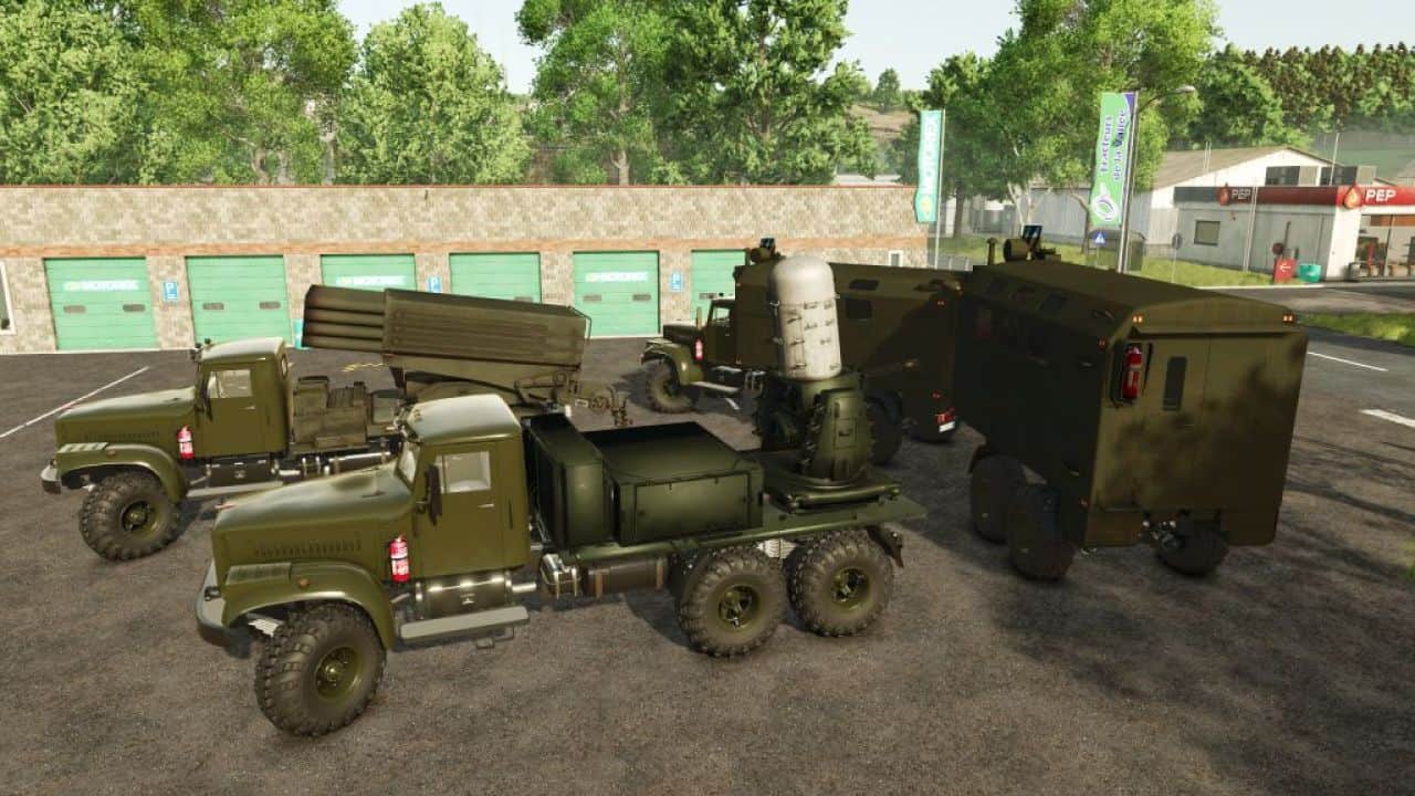 Soviet-Era Military Truck Fleet v1.0