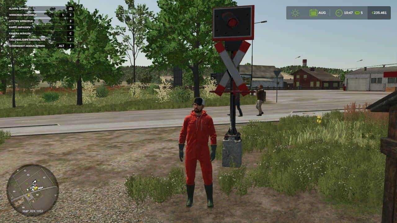 St. Andrew’s cross – Placeable railway crossing signal V1.0
