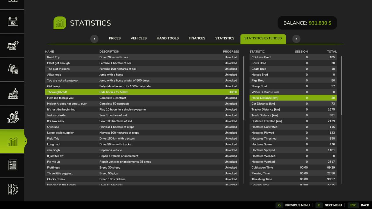 Statistics Extended v1.0.0.1