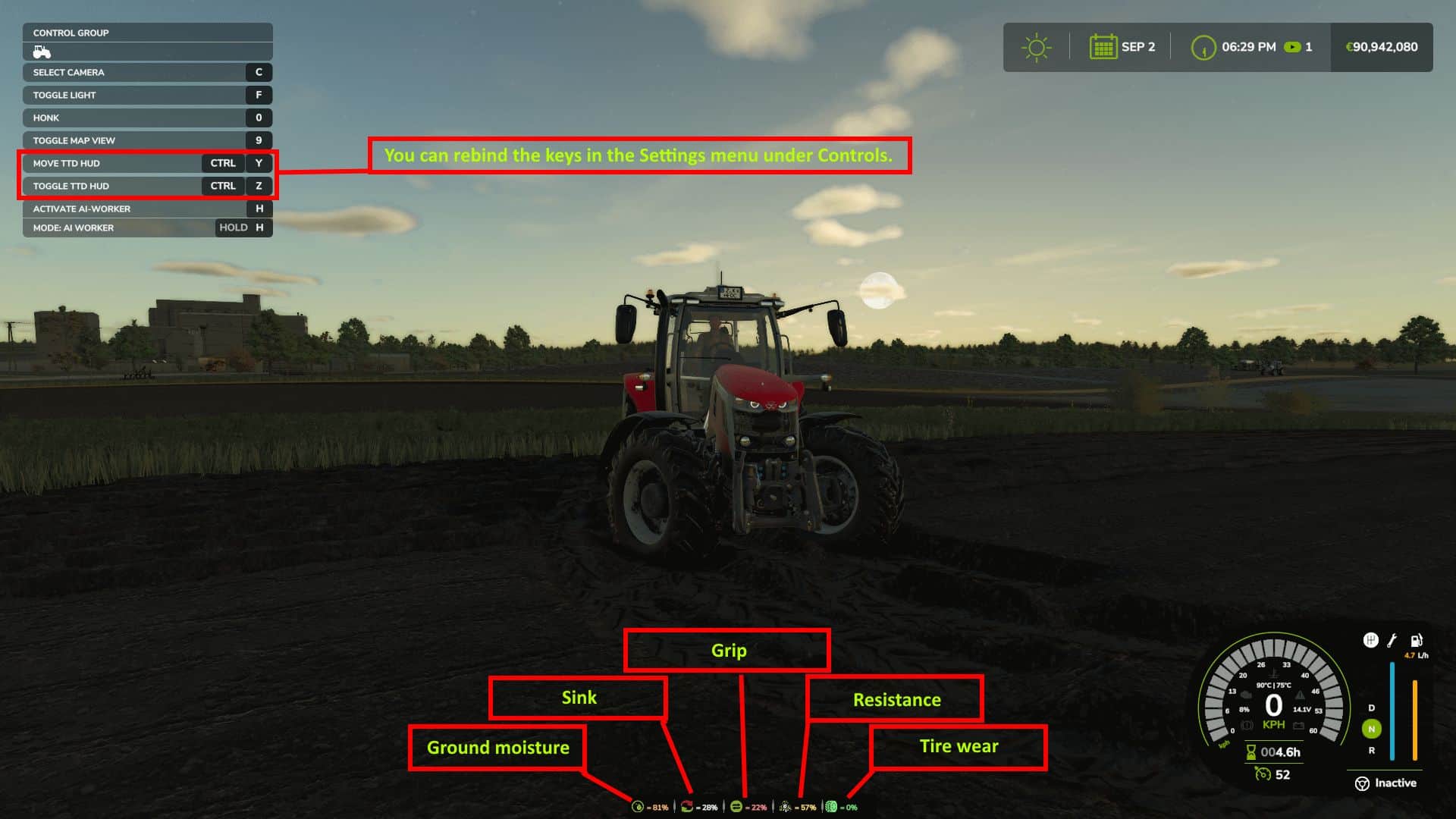 Tractor Terrain Dynamics BETA v1.0