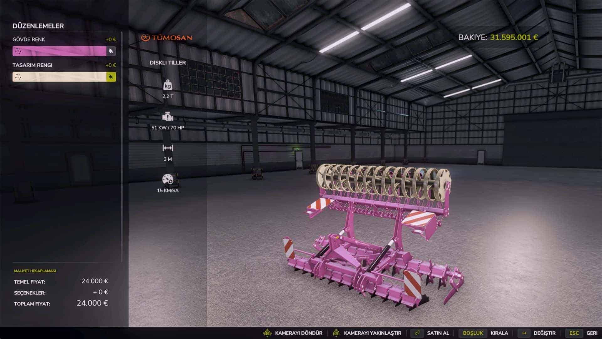Tümosan disc tiller vBETA