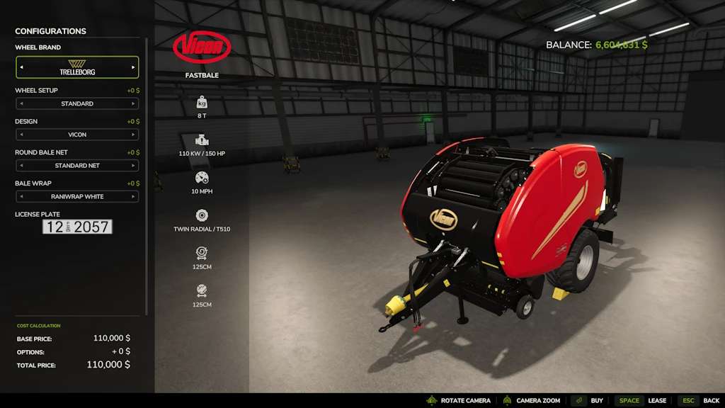 Vicon FastBale speedy v1.7