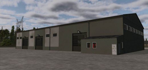 Large Hall With Workshop v1.0