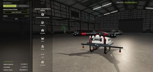 Agro Drone – AeroSpray S70L V1.2.0.1