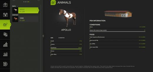 Animal Storage Overview V1.0.0.0