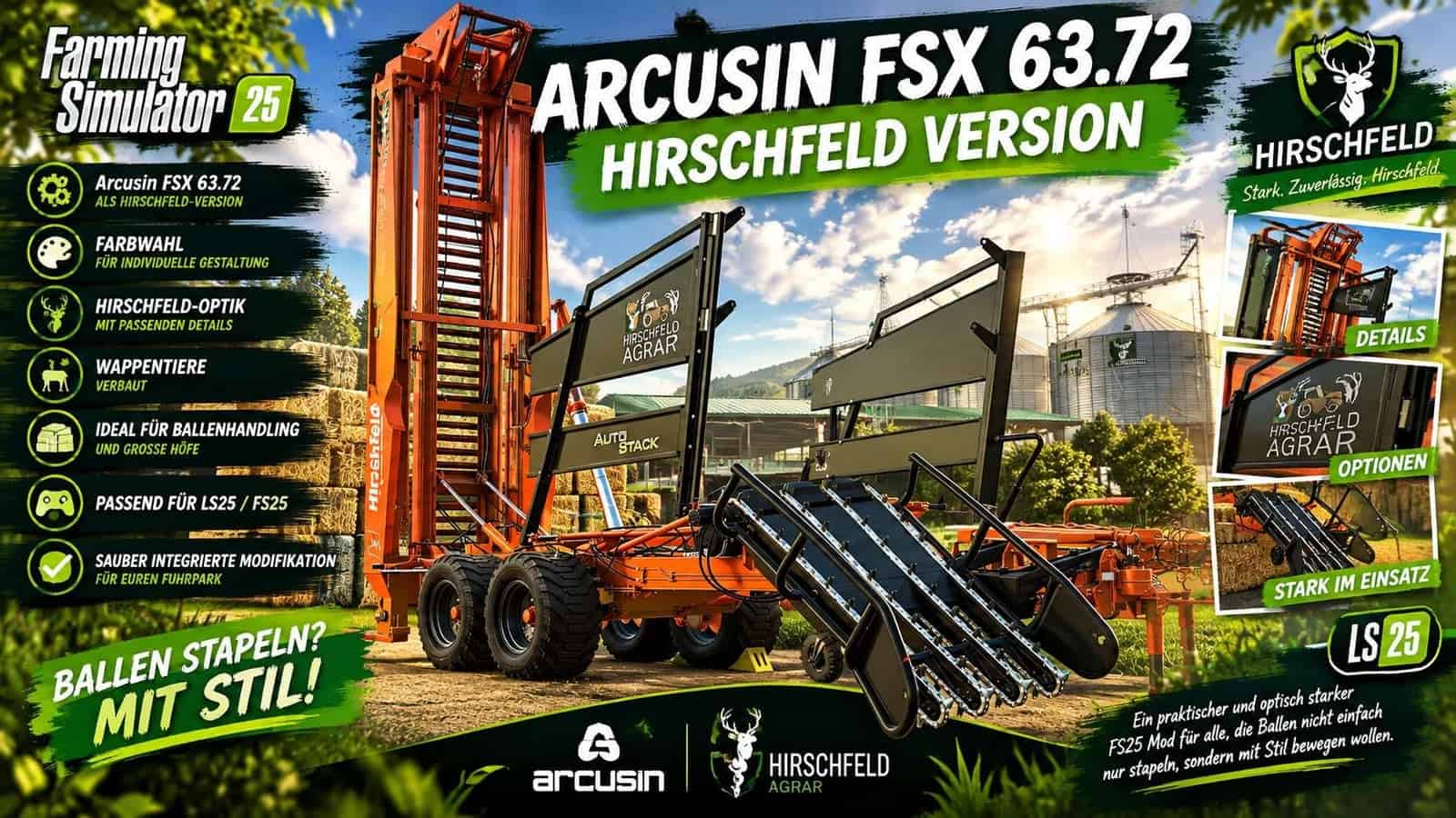 Arcusin FSX 63.72 Hirschfeld Edition v1.0.0.1