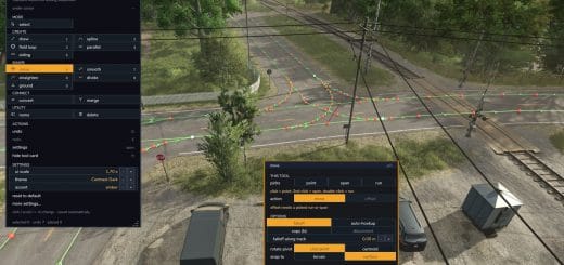 AutoDrive top-down flyover editor V1.0.2.0