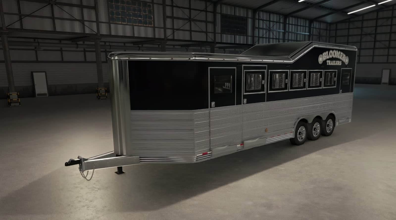 Bloomers 5 Horse Bumper Pull Trailer V2.1