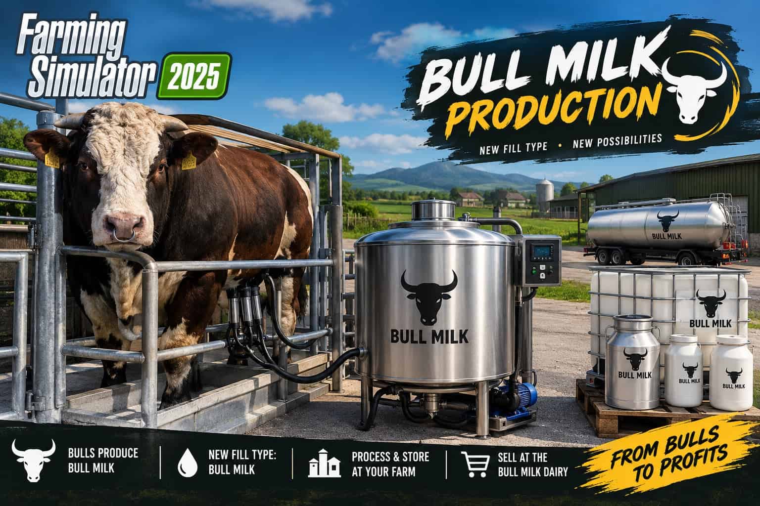 Bull Milk Production v1.0