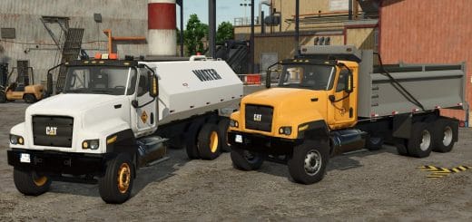 CAT 681 Dump & Water Trucks v1.0