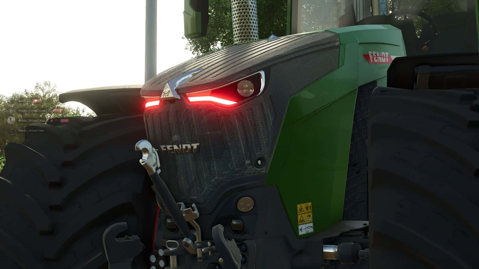 Daytime running lights for the Fendt S4 (Prefab) V1.0.0.0
