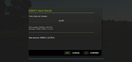 Direct Silo Sell V1.0.0.1