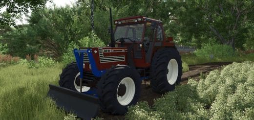 Fiatagri 140-90 with front blade V1.0.0.0