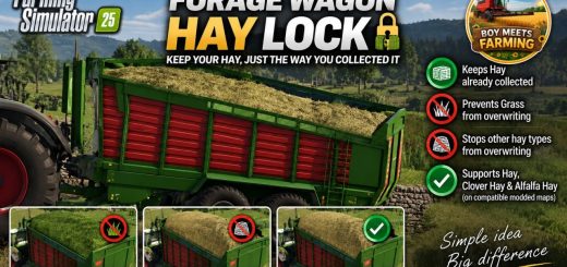 Forage Wagon Hay Lock