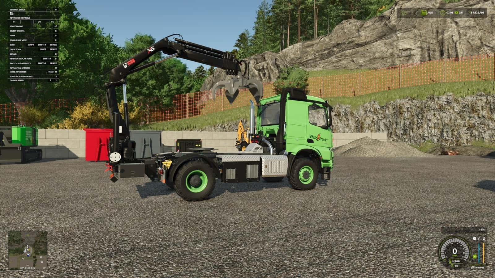 HIAB XS Detachable Rear-Mounted Crane V1.1.0.0