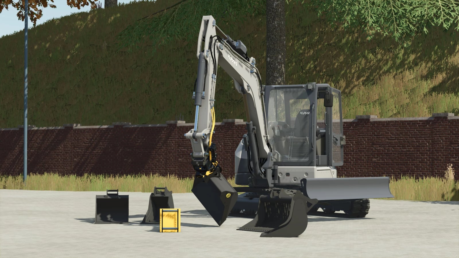 Kubota u-50 + pack godet becko V1.0