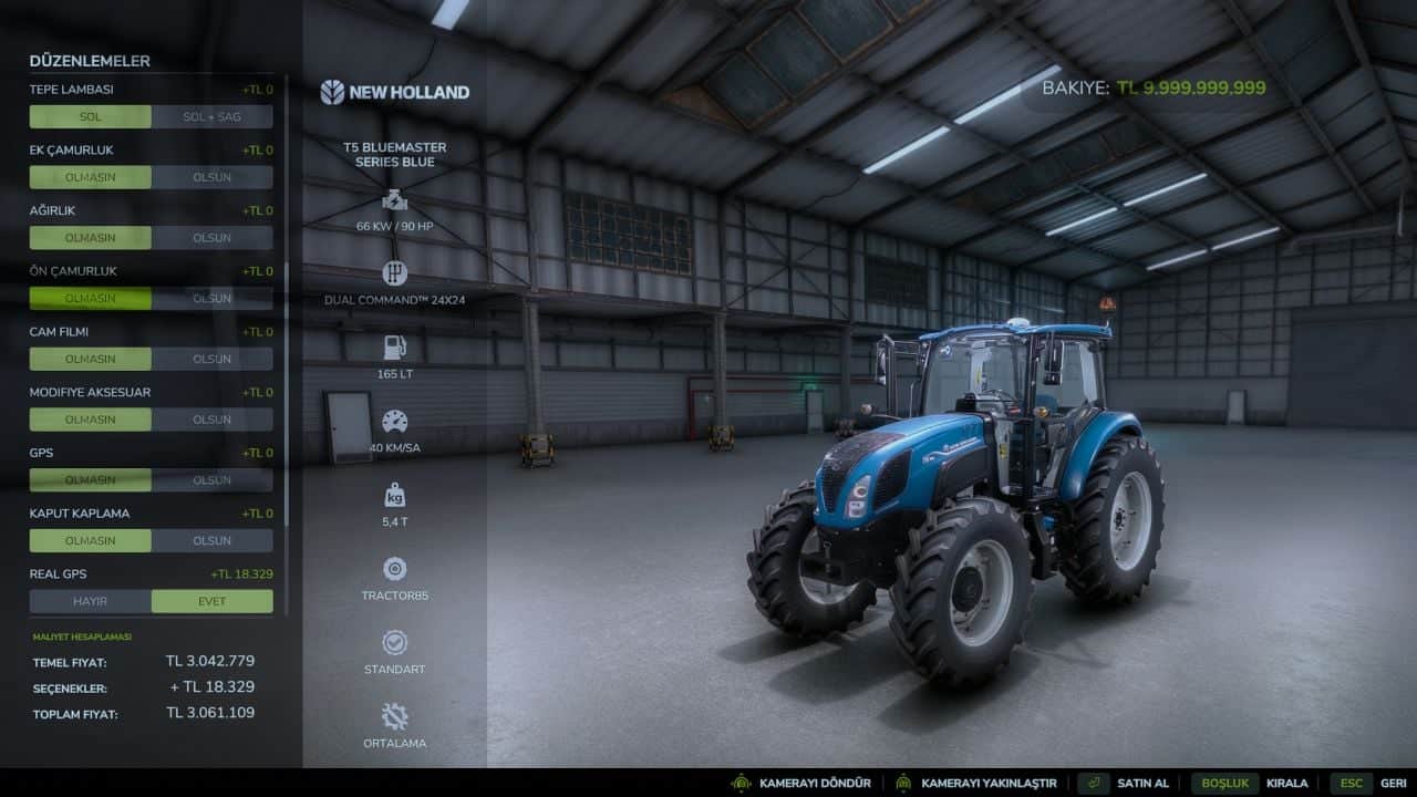 New Holland T5 Edit V1.1.0.0