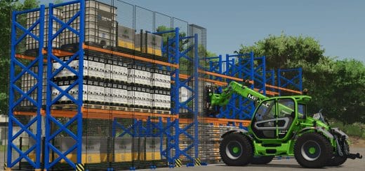 Pallet Racking With Safety Grilles V1.0.0.0