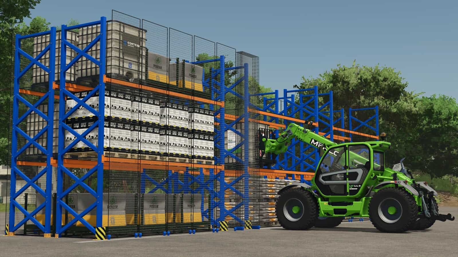 Pallet Racking With Safety Grilles V1.0.0.0
