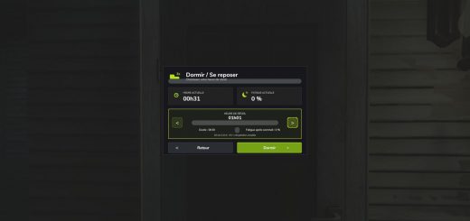 Player fatigue V1.3.0.0